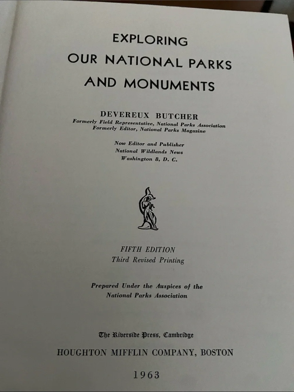 Vintage 1960s 60s USA U.S. American National Park & Monuments book Parks America